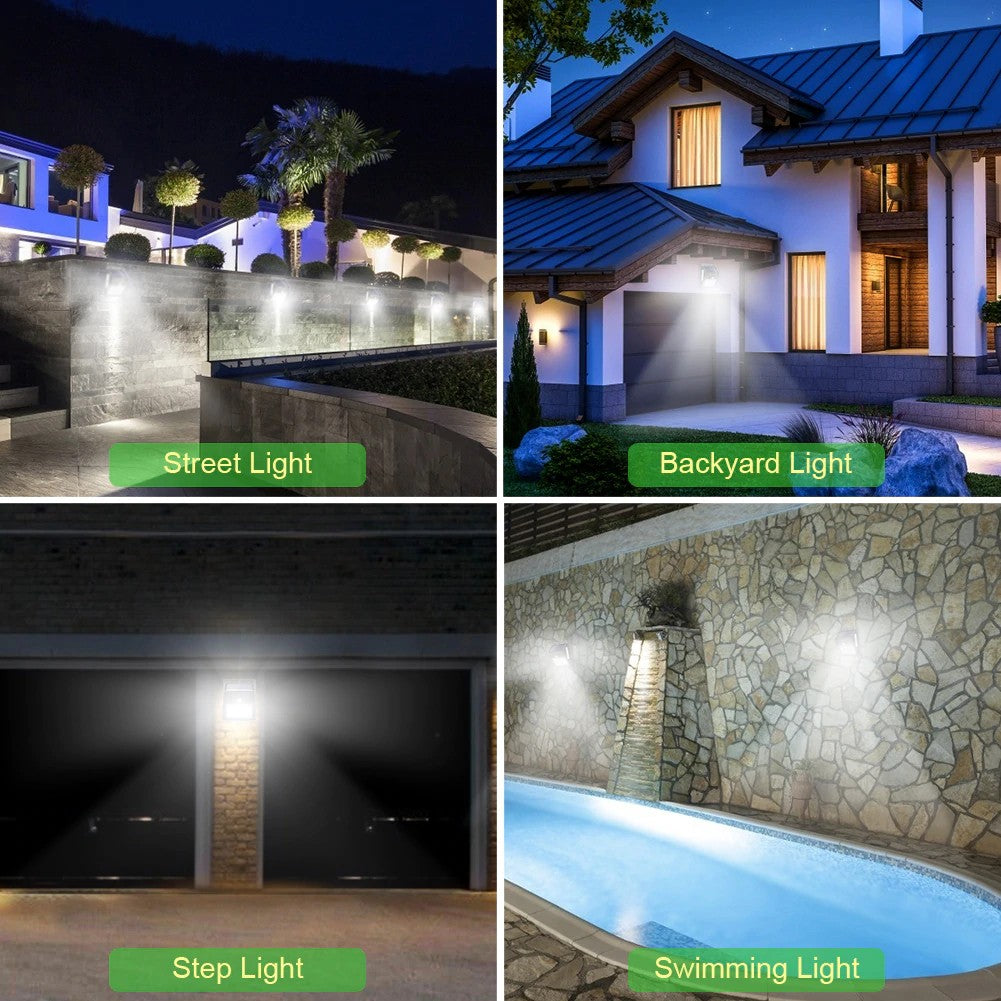 100 LED Solar Light Outdoor Solar Lamp Powered Sunlight Waterproof PIR Motion Sensor Street Light for Garden PREORDER
