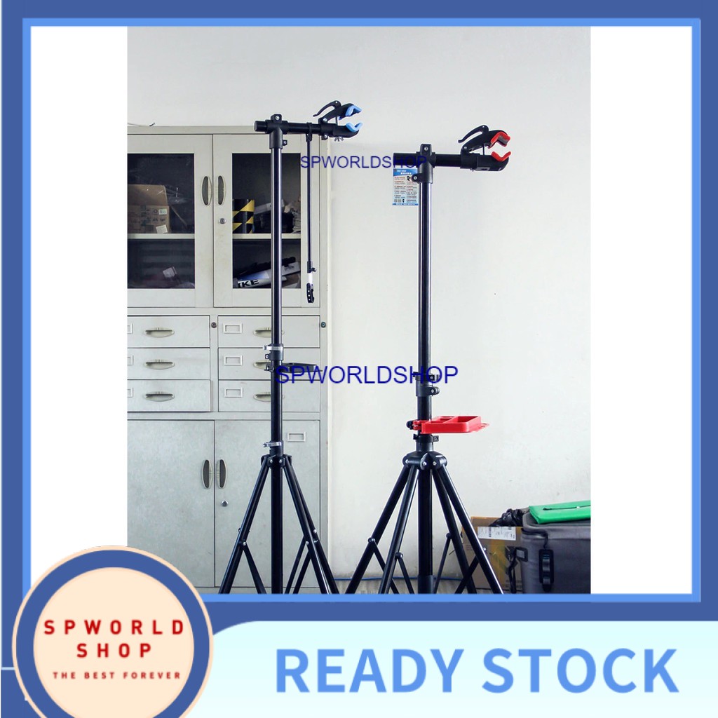 Adjustable Bicycle Repair Stand Foldable Telescopic Vertical Professional Bike Rack Bicycle Repair Tools Quick Release