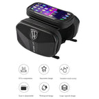 Rainproof Bike Bag Frame Front Top Tube Cycling Bag Reflective 6.0 in Phone Case Touchscreen Bag MTB Bicycle Accessories
