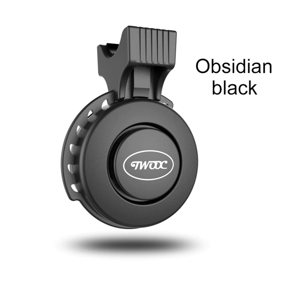 USB Rechargeable Waterproof Electronic Bicycle Horn Loud Volume Cycling Handlebar Electric Bike Ring Mini Alarm Bells