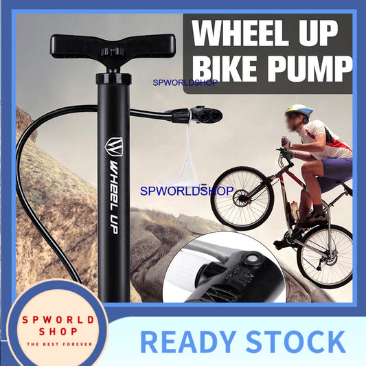 WHeeL UP Portable Bicycle Pump 120 PSI High Pressure Cycling Ball Inflator Standing Bike Hand Pump Motorcycle Tyre Hand