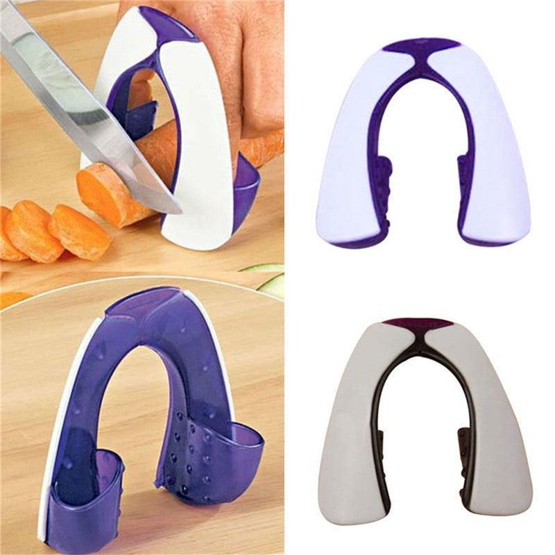 Hard Plastic Shield Safe Slice Dice Knife Guard Fingers Protector Kitchen Tools