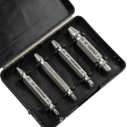 Speed Out 4pcs Damaged Screw Extractor Use With Any Drill As Seen On TV Speed Out * READY STOCK