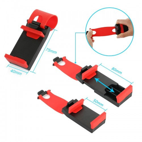Universal Steering Wheel Clip Car Phone Holder