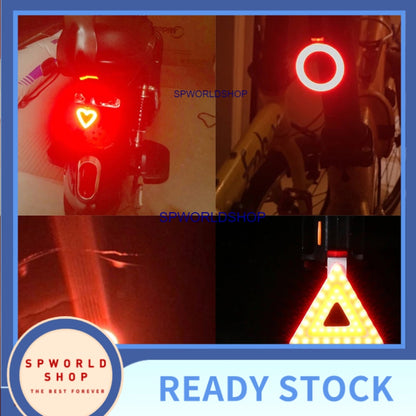 Zacro Multi Lighting Modes Bicycle Light USB Charge Led Bike Light Flash Tail Rear Bicycle Lights for Mountains Bike Sea