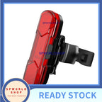 USB Rechargeable Bike Bicycle Tail Rear light -RED