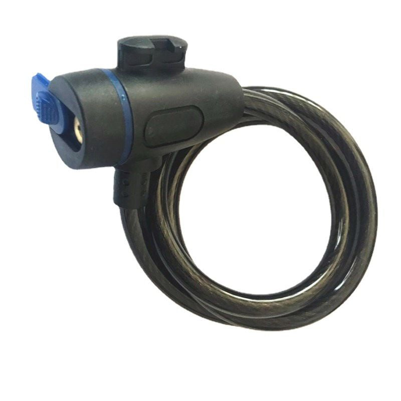 Bike Lock Cable Locks Road Bike Cycling Mountain Bike padlock Anti-Theft Chain Lock(Black)