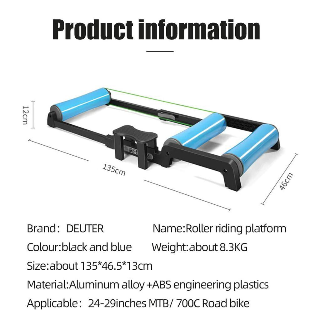 Bike Roller Trainer Riding Platform Aluminium Alloy Mute Indoor Exercise Home Gym MTB Road Cycling platform trainer Adju