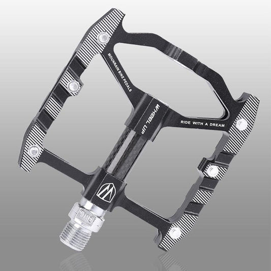 MTB Bicycle Pedal Mountain Bike Pedals Wide Platform  Aluminum Alloy Bike Accessories Non-Slip Flat Pedals for Bicycle