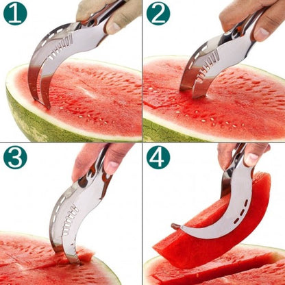 Stainless Steel Watermelon Slicer Cutter Knife Corer