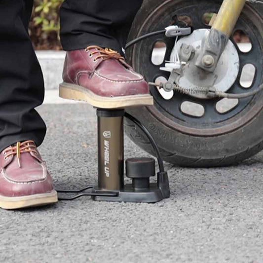 Wheel Up MTB Bike Pump Ultra-light Bicycle Foot Pump Electric Scooter Pressure Gauge Air Inflator