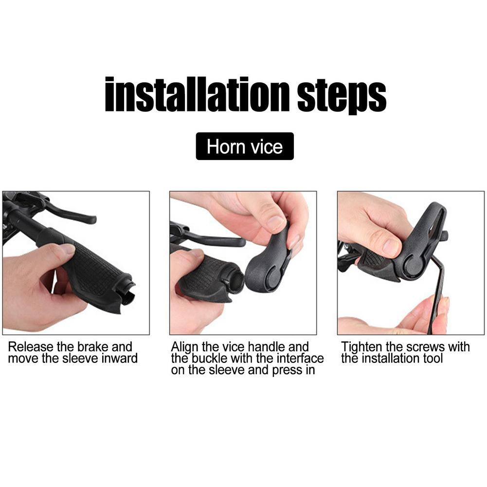 Bicycle Grips Bike Handlebar Grips Mountain Bike Handle Bar End Rubber Grips Bike Handlebar Casing Sheath Shock Absorpti