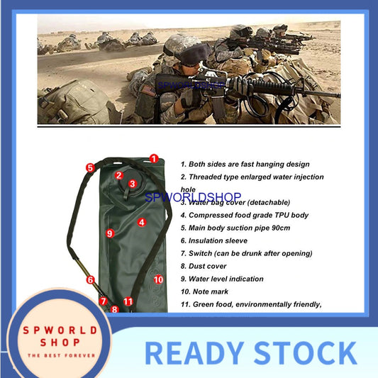 New Tactical Water Bag Military Molle Hydration Tactical Outdoor Hydration Water Backpack Waterproof Bag With Bladder