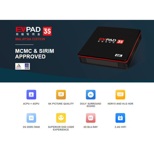 EVPAD 3S MY VERSION READY STOCK