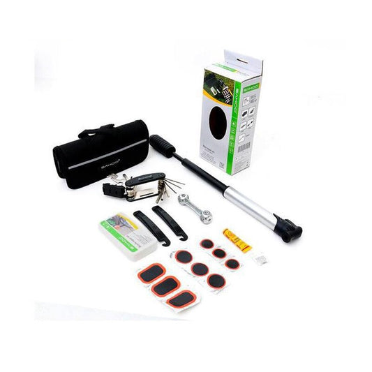 Mountain Bike Bicycle Repair Tools Mini Pump/ Type Repair Kit/ Screwdriver Tool Wrench Portable Cycling Tool Set