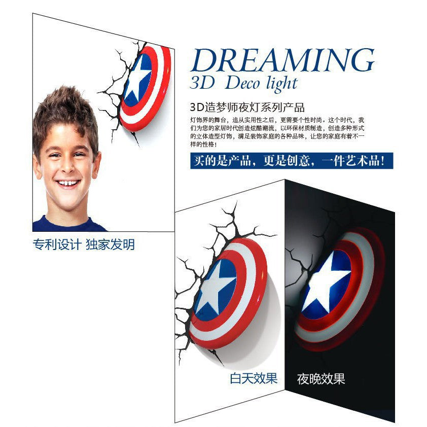 2019 Marvel Super Heroes,The Avengers,Captain America Shield Wall Lamps,Deco Light,Personalize Toy Lighting PREORDER