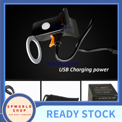Zacro Multi Lighting Modes Bicycle Light USB Charge Led Bike Light Flash Tail Rear Bicycle Lights for Mountains Bike Sea