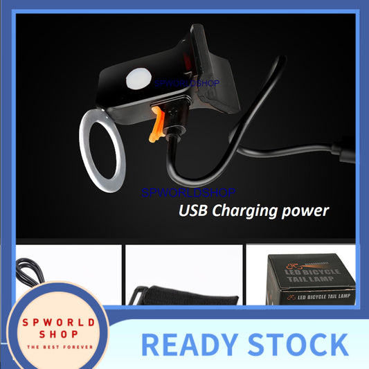 Zacro Multi Lighting Modes Bicycle Light USB Charge Led Bike Light Flash Tail Rear Bicycle Lights for Mountains Bike Sea