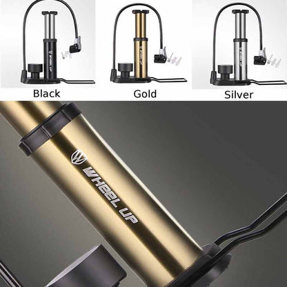 Wheel Up MTB Bike Pump Ultra-light Bicycle Foot Pump Electric Scooter Pressure Gauge Air Inflator