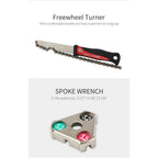 BIKEHAND 18 In 1 Multiful Bicycle Tools Kit Portable Bike Repair Tool Box Set Hex Key Wrench Remover Crank Puller Cyclin