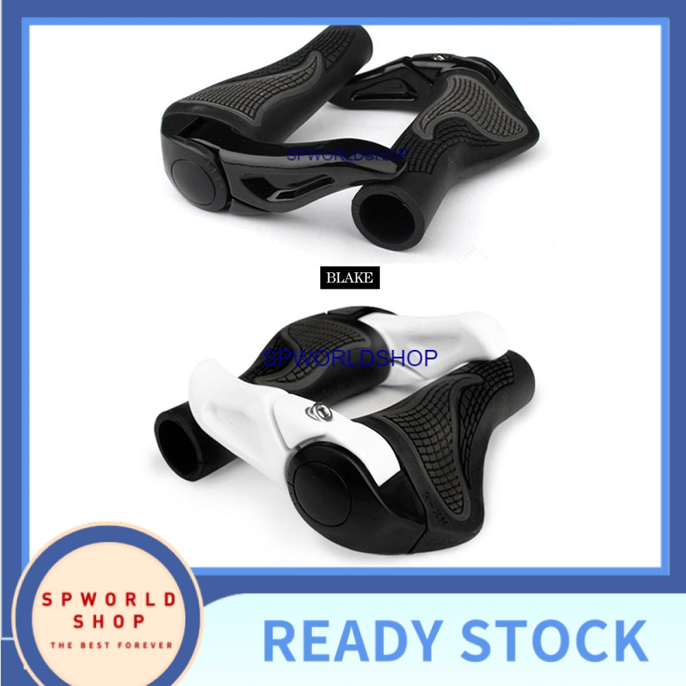 New Universal MTB Mountain Bike Bicycle Handlebar Rubber Cycling Lock-On Bar Ends Grips Human Engineering DeSIGN