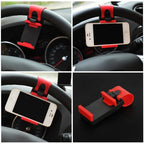 Universal Steering Wheel Clip Car Phone Holder