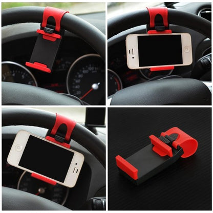 Universal Steering Wheel Clip Car Phone Holder