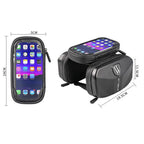 Rainproof Bike Bag Frame Front Top Tube Cycling Bag Reflective 6.0 in Phone Case Touchscreen Bag MTB Bicycle Accessories