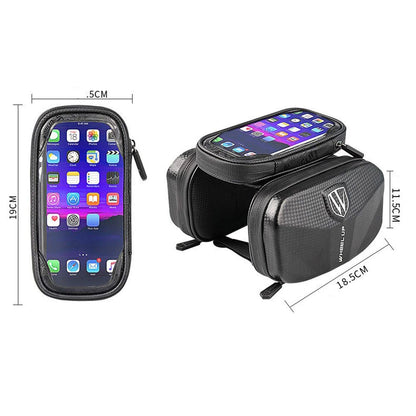 Rainproof Bike Bag Frame Front Top Tube Cycling Bag Reflective 6.0 in Phone Case Touchscreen Bag MTB Bicycle Accessories
