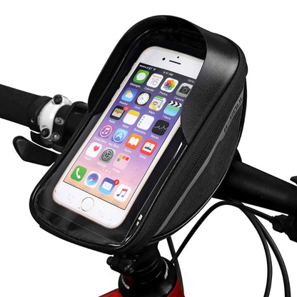 Waterproof Bicycle Bag,Cycling Front Top Tube Frame Phone Bag,Touchscreen Cellphone Handlebar Bag Bicycle