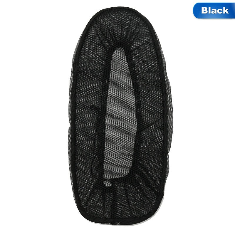 New Black Motorcycle Electric Bike Net Seat Cover Mesh Cooling Protector Cushion High Quality