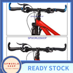 1 Pair Bicycle Handlebar Grip Ergonomic Anti-Skid Lock-on Handle Cover Aluminum Alloy Rubber Grips MTB Bike Accessories