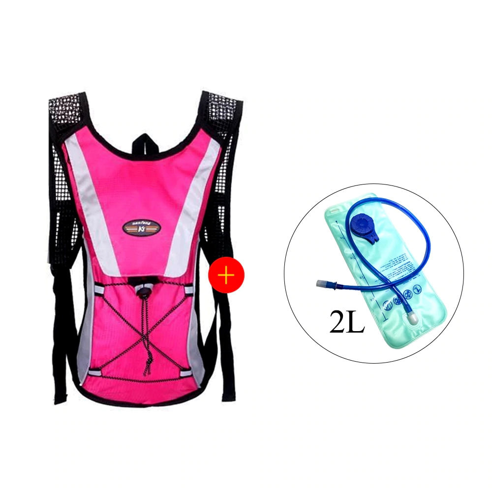 Water Bag Water Bladder Bag Outdoor Mountaineering Climbing Camping Travel Hiking Bike Water Bags 2L Cycling Backpack