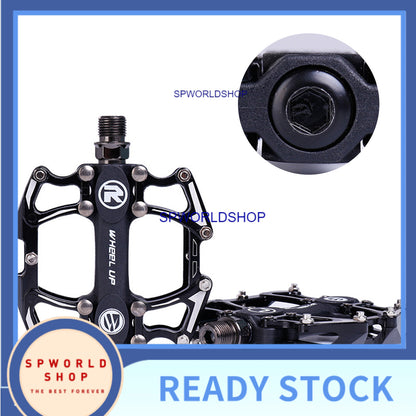 Wheel up 4 Bearings Bicycle Pedal Anti-slip Ultralight MTB Mountain Bike Pedal Sealed Bearing Pedals Bicycle Accessories