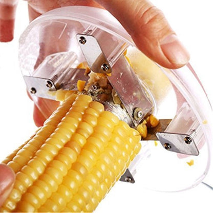 Hot sale Kitchen Gadgets One Step Corn Kerneler Grain Cob Thresher Stripper Peeler Remover Fruit Vegetable Tools