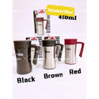 READY STOCK!!!Zebra SUS304 Stainless Steel CURVE Vacuum Mug 0.45L (450ml)