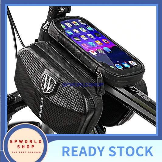 Rainproof Bike Bag Frame Front Top Tube Cycling Bag Reflective 6.0 in Phone Case Touchscreen Bag MTB Bicycle Accessories