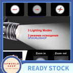 USB Rechargable Lamp Zoomable T6 LED Bike Front Light Torch 3 Modes Cycling Headlight