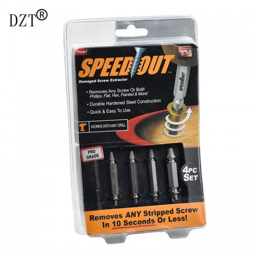 Speed Out 4pc Damaged Screw