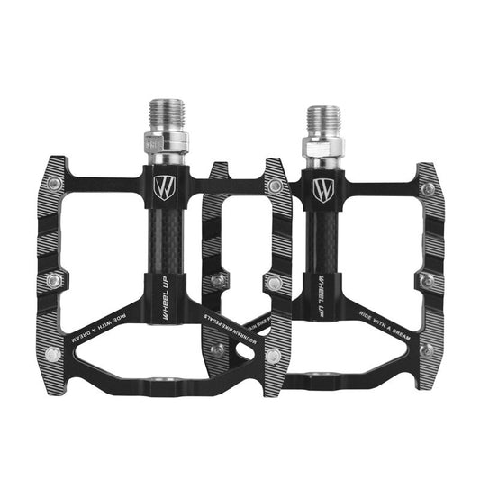 MTB Bicycle Pedal Mountain Bike Pedals Wide Platform  Aluminum Alloy Bike Accessories Non-Slip Flat Pedals for Bicycle