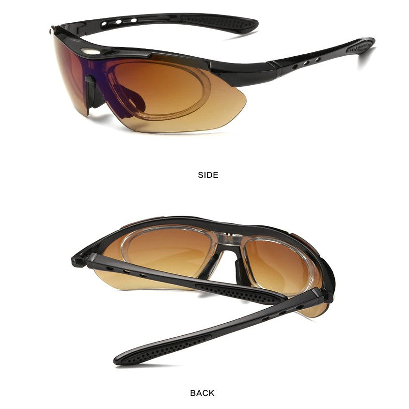 5 Lens Cycling Glasses Frame Polarized Sunglasses Hiking Running Fishing Frame Myopia Inner Frames Sunglasses Gafas