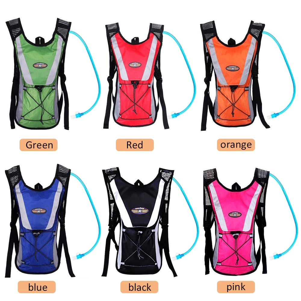 Water Bag Water Bladder Bag Outdoor Mountaineering Climbing Camping Travel Hiking Bike Water Bags 2L Cycling Backpack