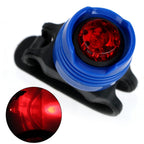 Safety Warning Lamp Cycling Light Helmet Red White LED Flash Lights Bike Front Rear Tail Aluminium Alloy