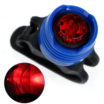Safety Warning Lamp Cycling Light Helmet Red White LED Flash Lights Bike Front Rear Tail Aluminium Alloy