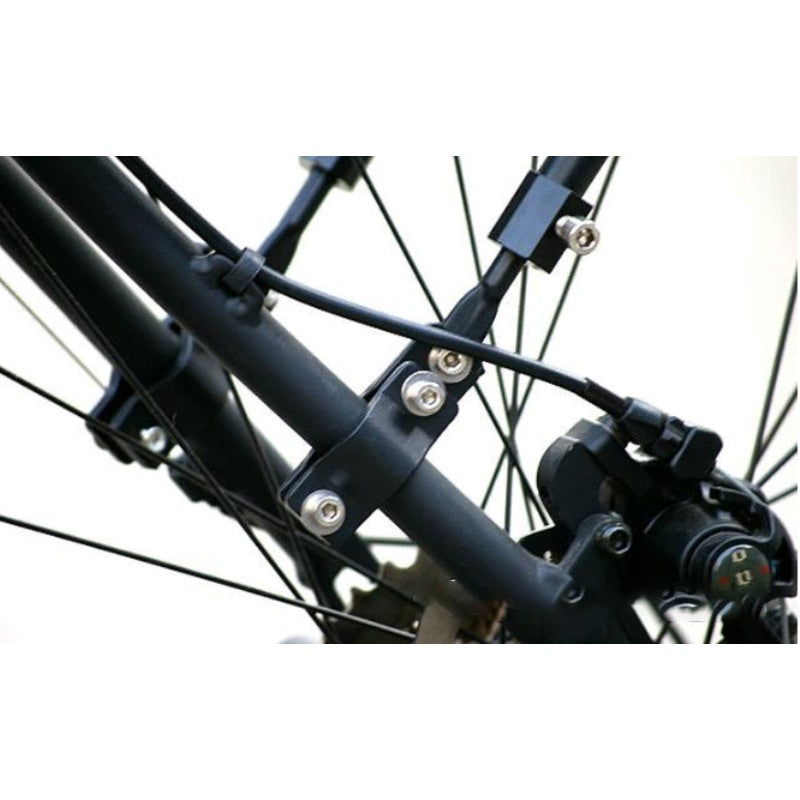 Disc Brake Aluminum Alloy Bicycle Rear Rack MTB Foldable Bikes Pannier Carrier Bag Luggage Shelf Universal Bicycle