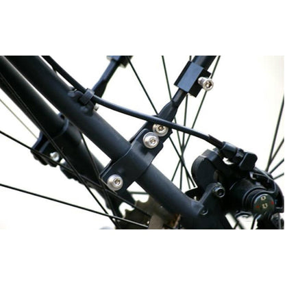 Disc Brake Aluminum Alloy Bicycle Rear Rack MTB Foldable Bikes Pannier Carrier Bag Luggage Shelf Universal Bicycle