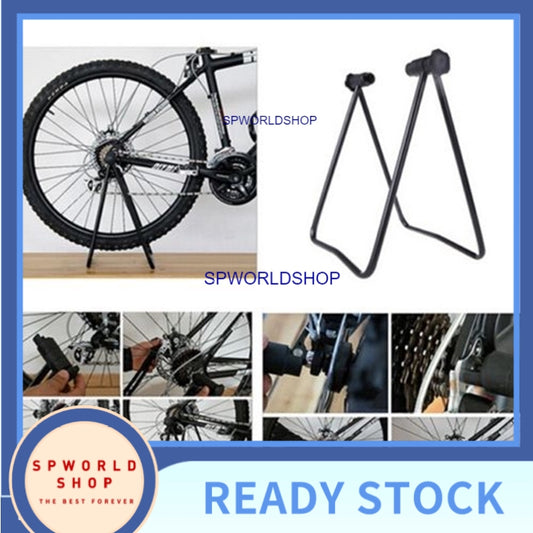 Newest Bike Bicycle Wheel Holder Repair Stand Parking Hub Kickstand Folding Cycling bisiklet aksesuar