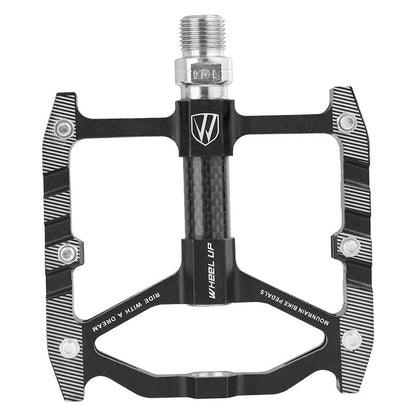 MTB Bicycle Pedal Mountain Bike Pedals Wide Platform  Aluminum Alloy Bike Accessories Non-Slip Flat Pedals for Bicycle