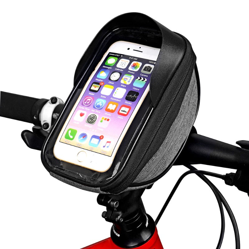Waterproof Bicycle Bag,Cycling Front Top Tube Frame Phone Bag,Touchscreen Cellphone Handlebar Bag Bicycle