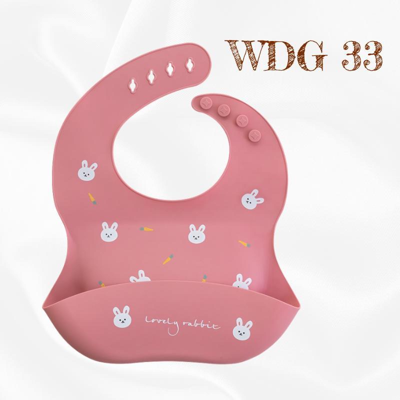 READY STOCK!!! Baby Silicone Bibs | Adjustable Waterproof Feeding Bib | Kids Apron for Mealtime WDG/GJQ 婴儿硅胶围兜 | 可调节防水围嘴